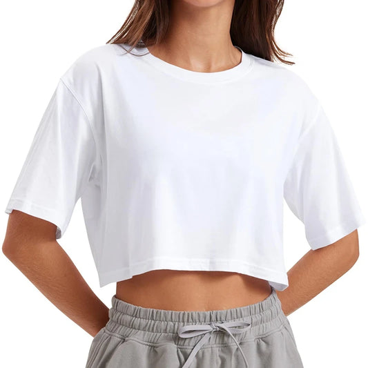 Casual Y2K Crop Tee